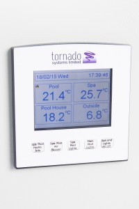 Remote panels can be mounted next to pool to allow control without entering the plant room 